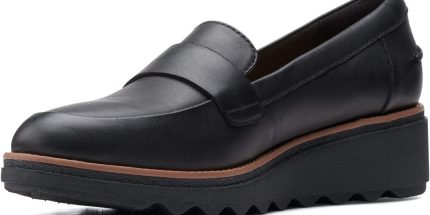 Women's Chunky Heel Square Toe Loafers