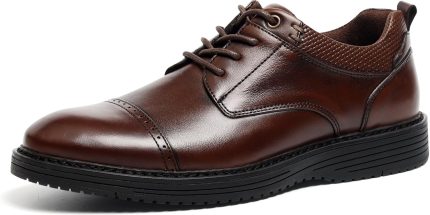 Men's Leather Oxford Dress Shoes