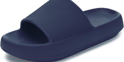 Unisex Pillow Slides, Thick Cushioned Sole