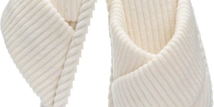 Women's Corduroy Crossband Slides