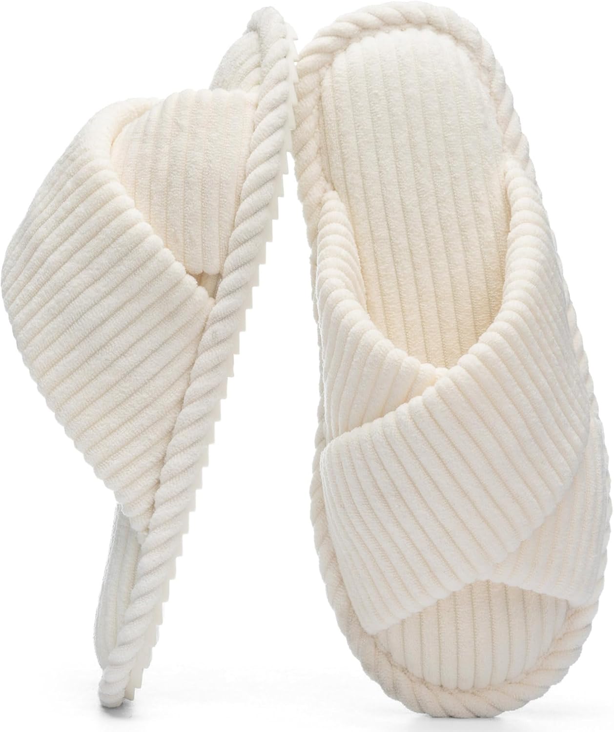 71TQP3PmgbL._AC_SL1500_.jpg Women's Corduroy Crossband Slides - Image 1