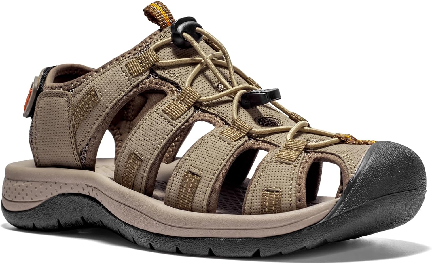 71W7FvF214L._AC_SL1500_.jpg Men's Closed-Toe Outdoor Hiking Sandals - Image 1