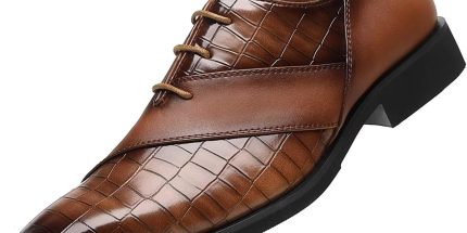 Men's Leather Lace-Up Oxfords